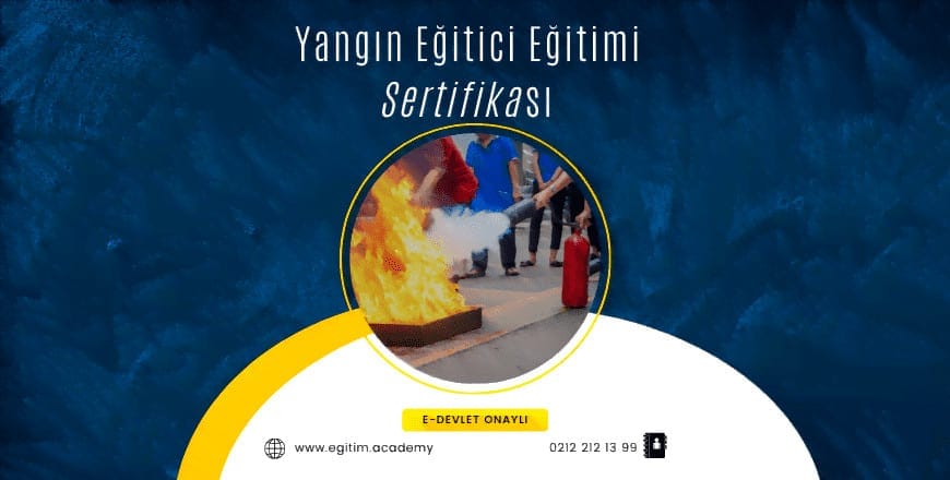 Yangın Eğitici Eğitimi Sertifikası 1 yangın eğitici eğitimi